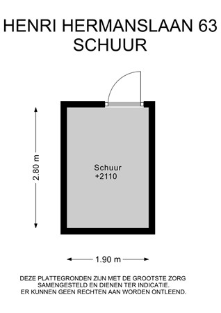 Floorplan - Henri Hermanslaan 63, 6162 GB Geleen